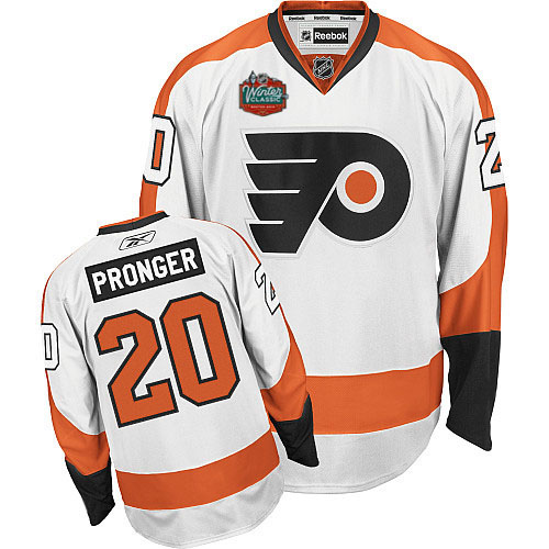 80% Discount Philadelphia Flyers 20 Chris Pronger White 2010 Winter Classic NHL Jersey